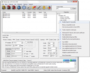 MediaCoder with x264 OpenCL